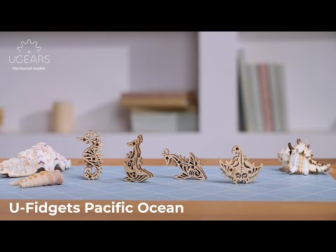 Механічний 3D пазл UGEARS Фіджети Тихий океан (70200)