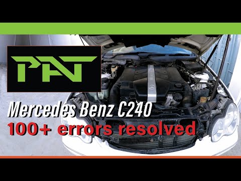 PATWorkshop - Mercedes Benz C240 - PakistanAutoTechnics - 100+ errors resolved