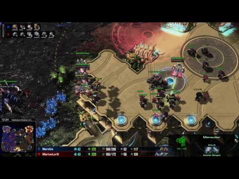 Starcraft 2 - TvZ - MarineLord vs Nerchio on Habitation Station