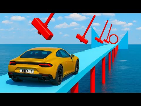 Awesome Car Wipeout Challenge - BeamNG.drive
