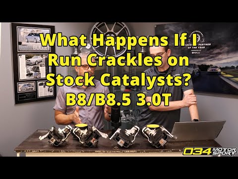 Can I Run Crackles On B8/B8.5 3.0T Stock Catalysts? | 034Motorsport FAQ
