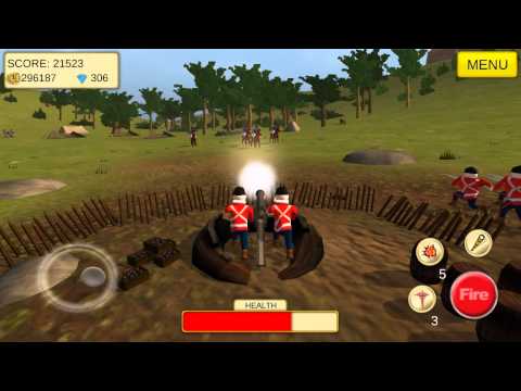1815 Cannon Shooter Waterloo Video