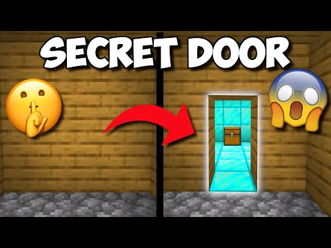 How To Make A SECRET PISTON DOOR In Minecraft!!! - Easy Piston Tutorial