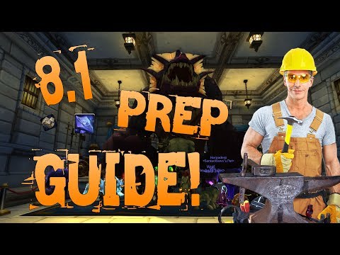 8.1 Gold Guide Prep! Blacksmithing & Mining #2 Bfa - 8.0