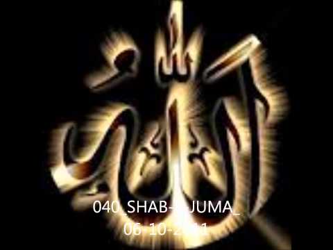 Latest bayan by MUFTI MUHAMMAD ZARWALI KHAN SAHAB D.B (06-10-2011)