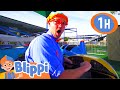 Blippi Visits An Amusement Park 1 HOUR OF BLIPPI TOYS Educational Videos For Kids