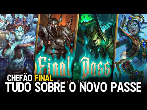 Novo PASSE DE BATALHA - FINAL BOSS! SMITE