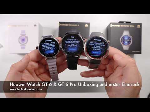 Huawei Watch GT 6 & GT 6 Pro unboxing and first impressions