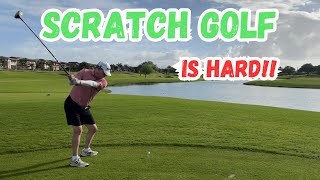 Scratch Golf on Long Course | Big drives and bunkers