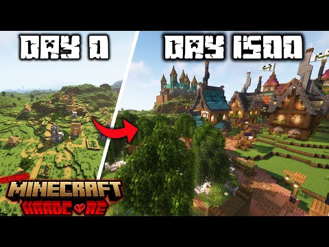 Surviving 1500 Days in Hardcore Minecraft... How I Did It!