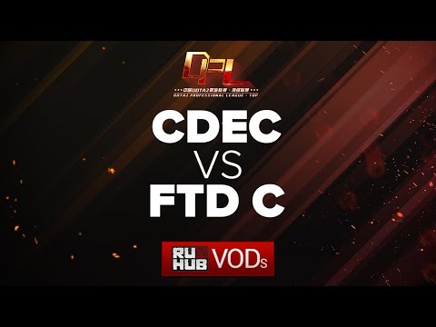 CDEC vs FTD Club C, DPL Season 2 - Div. A, game 1 [Maelstorm, 4ce]