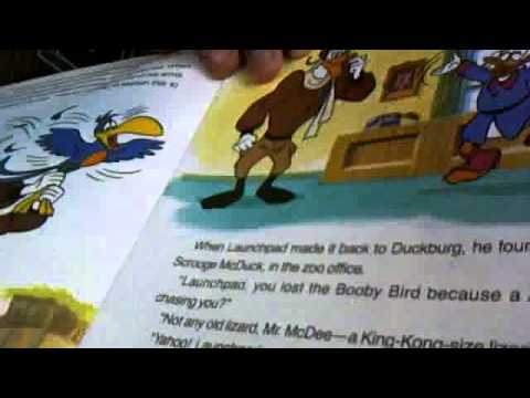 DuckTales Dinosaur duck read along part 1