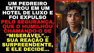 Pedreiro é EXPULSO em HOTEL DE LUXO Pelo Segurança, que o HUMILHA e GRITA Chamando de MISERÁVEL...