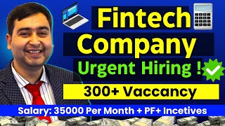 Fintech Job Opening | Banking and Finance Job Openings | Latest Job Vacancy - Apply Now🔥