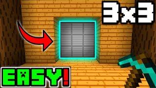 🦅 EASY 3x3 Sliding PISTON DOOR in Minecraft Bedrock 1.19!