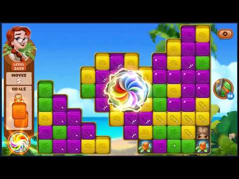 Lost Island Blast Adventure Level 1459 - NO BOOSTERS 🏝️ | SKILLGAMING ✔️