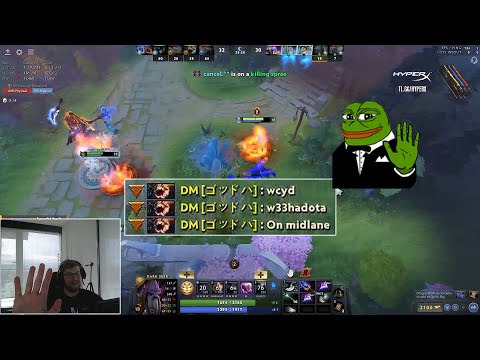 w33 getting flamed by DM & depressed kid
