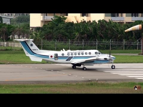 [Good-Bye ROCKING WINGS] 海上保安庁 JCG B300 JA867A TAKE-OFF ISHIGAKI Airport 2013.3.6