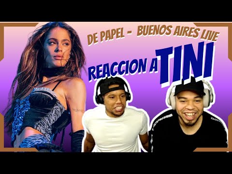 REACCIÓN a TINI POR PRIMERA VEZ 🇦🇷- DE PAPEL + BUENOS AIRES live | ELEHACHE 🇻🇪🔥Martina Stoessel👑✨