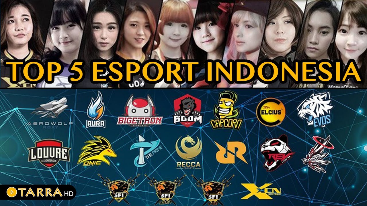 5 Tim Esport Indonesia Paling Ditakuti Versi TARRA HD