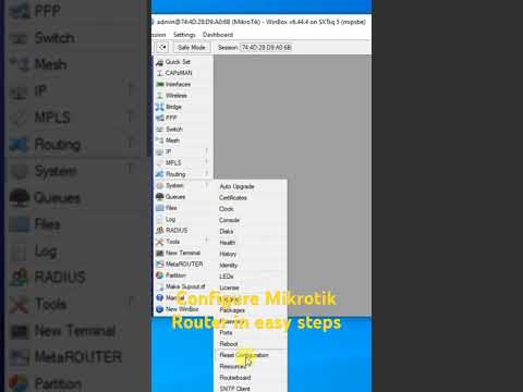 mikrotik Router configuration in easy steps #computer #futuretech #routeros #laptop #new #networking
