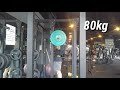 Standing barbell overhead shoulder press