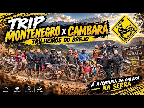 MONTENEGRO x CAMBARÁ DO SUL DE MOTO trilha com os @TrilheirosdoBrejo25   Parte 1