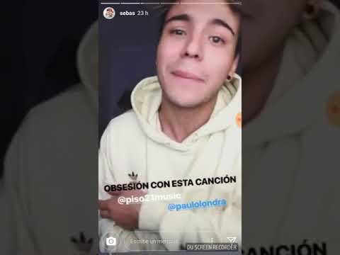 Sebastian Villalobos Canta Te Amo  de Piso 21 Y Paulo Londra