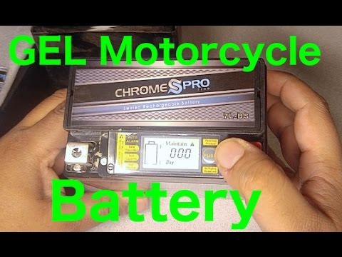 Demonstration about Gel Cell Motorcycle Battery