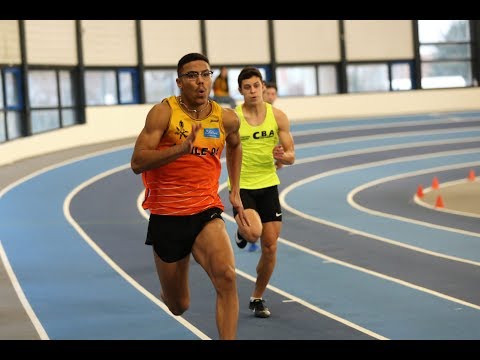 22''18: ROBIN Alphonse(200m CAM F2) Championnats Régionaux en salle CA-JU (J1) EAUBONNE, 26 Jan 2019