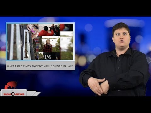 8 year old finds ancient Viking sword in lake (ASL - 10.6.18)