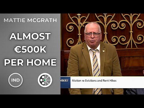 Mattie McGrath: Modular Homes Cost Nearly €500k Each