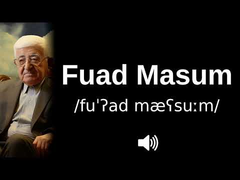 🇮🇶 How to pronounce Fuad Masum (CORRECTLY!)