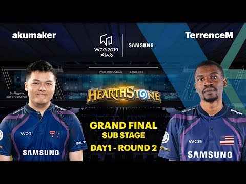 WCG 2019 Xi’an Grand Final, Hearthstone Group Stage Round 2, akumaker vs TerrenceM