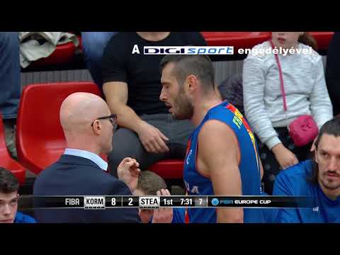 Egis Körmend – CSM Steaua Bucharest (román) 91–75 1. félidő