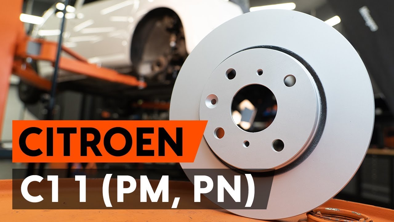 Comment changer : disques de frein avant sur Citroen C1 1 PM PN - Guide de remplacement