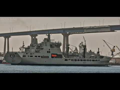 RFA Tiderace arrives at San Diego