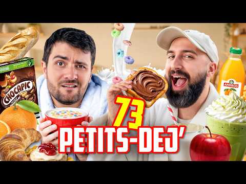 ON MANGE 73 PETITS-DÉJ D'AFFILÉE (et on les juge)(on va se recoucher)