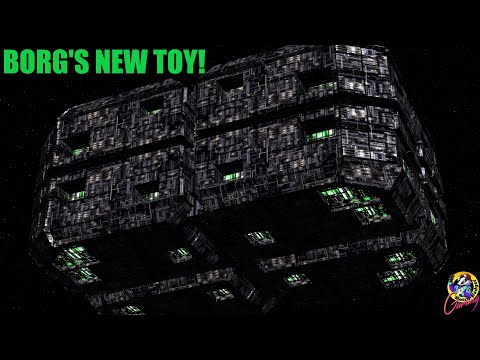 The BORG MEGALITH VS Picard Era Fleet - Star Trek Starship Battles - Bridge Commander
