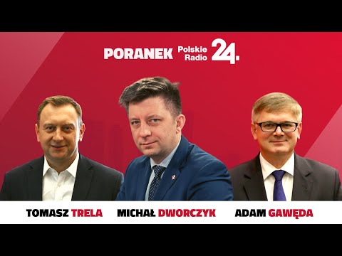 Poranek Polskiego Radia 24 - Michał Dworczyk, Izabela Leszczyna, Andrzej Gil, Adam Gawęda