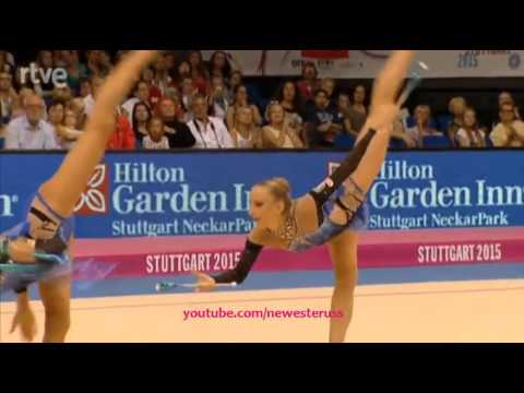 Italy 6 clubs + 2 hoops AA - World Championships Stuttgart 2015