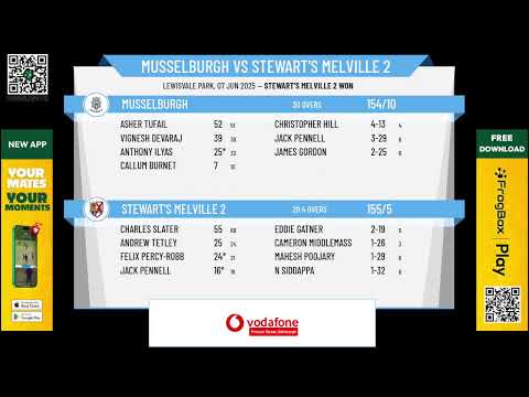 Musselburgh v Stewart's Melville 2