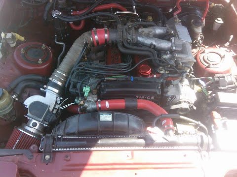7mge head gasket replacement part 1- Teardown