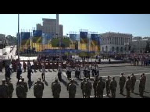 Kiev march celebrates Ukraine Independence Day