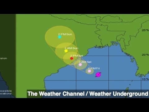 規模相當於印度一半的大氣旋將登陸印度 (Massive Cyclone Half the Size of India to Make Landfall)