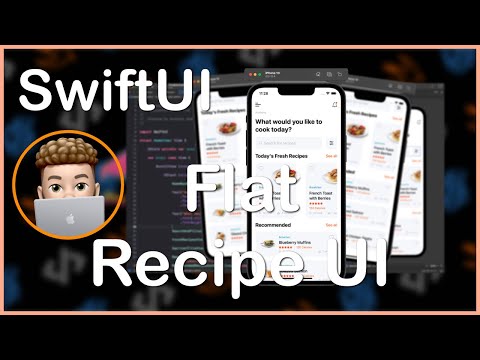 How I created a Recipe UI from scratch with SwiftUI (speed code)