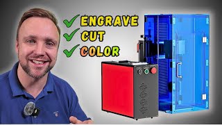 How to Use a Fiber Laser for Perfect Engraving | OMTech M30 MOPA Setup & Results