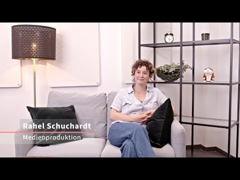 Unsere Referentin für Medienproduktion Rahel im Interview