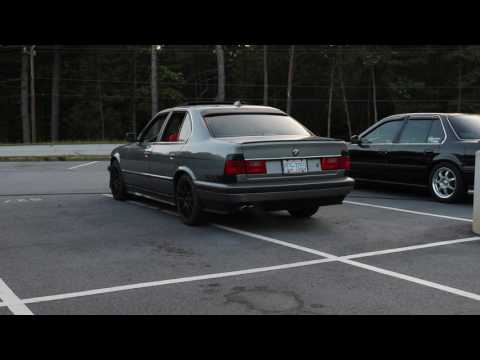 Exhaust Showcase: BMW e34 530i V8 Straight Piped