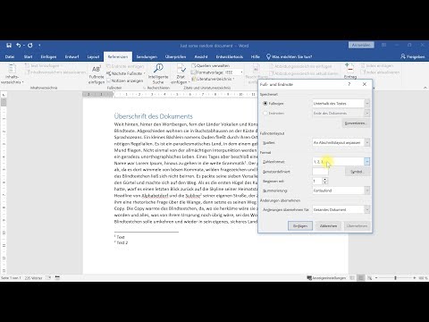 Fußnoten, Literaturverzeichnis, Zitate und Quellen – Word-Tutorial